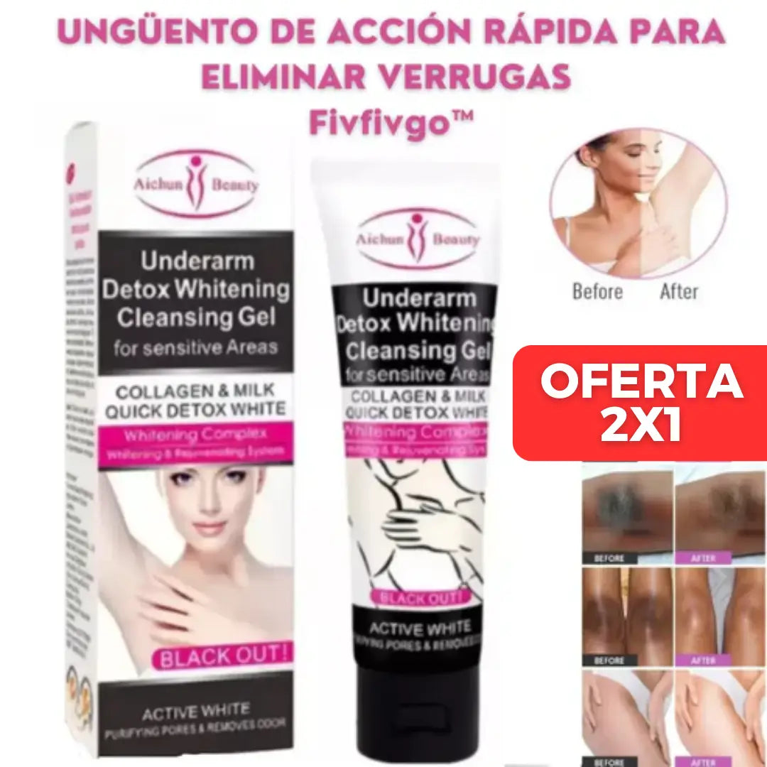 UNGÜENTO DE ACCIÓN RÁPIDA PARA ACLARAR Y ELIMINAR VERRUGAS Fivfivgo™ OFERTA 2X1