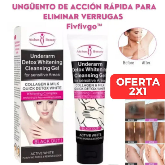 UNGÜENTO DE ACCIÓN RÁPIDA PARA ACLARAR Y ELIMINAR VERRUGAS Fivfivgo™ OFERTA 2X1