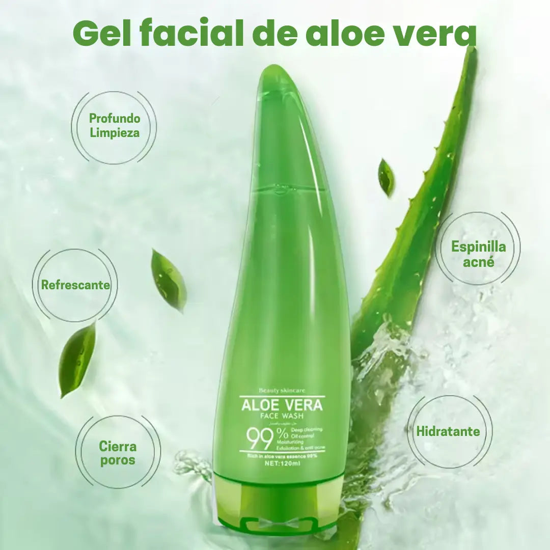 GEL FACIAL PARA HOMBRES - Con Aloe Vera