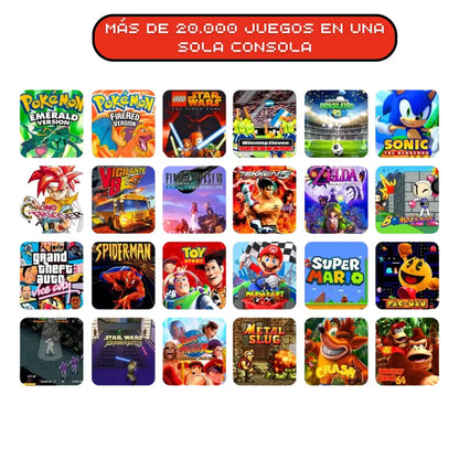 CONSOLA PORTÁTIL  R36S™ original - ¡21.500 juegos de más de 20 consolas!