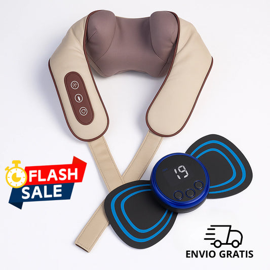 MASAJEADOR CERVICAL + MASAJEADOR LOCALIZADO DE REGALO